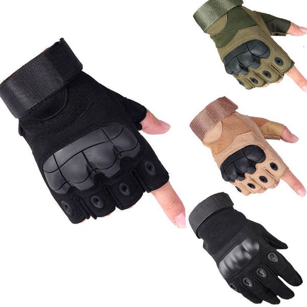 Guanti sportivi Mezze dita Guanti da uomo Guanti tattici militari da esterno Tiro sportivo Caccia Airsoft Guanti da ciclismo per moto 230925