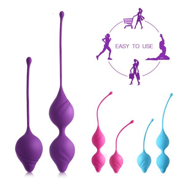 Vibratori Vagina Stringere la sfera di Kegel Silicone Ben Wa Esercizi femminili Sfere vaginali intelligenti Massaggio Geisha Giocattoli adulti del sesso per le donne 230925