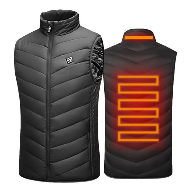 Mens Down Parkas Homens Ao Ar Livre USB Infravermelho Aquecimento Colete Jaqueta Mulheres Inverno Elétrico Roupas Térmicas Colete Para Esportes Caminhadas 230925