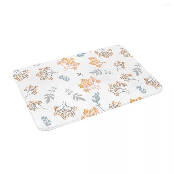 Tapijten Bloemen Rustiek Patroon Met Bloemen Antislip Memory Foam Badmat Voor Home Decor/Keuken/Entry/Binnen/Buiten/Woonkamer