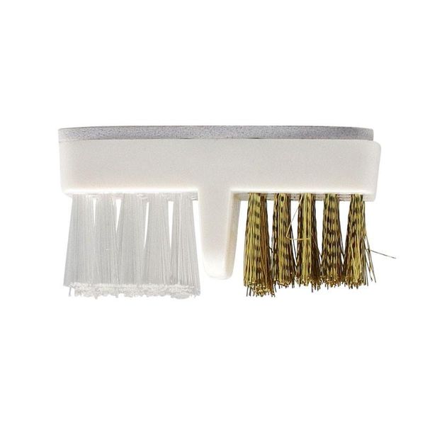 Broca de unha escova de limpeza portátil fio de cobre ouro elétrica manicure brocas escova ferramenta limpa acessórios nagelboor zz