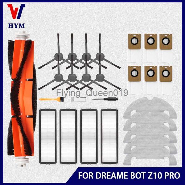 Вакуумные чистящие детали для Dreame Bot L10 Plus Z10 Pro Main Bidse Brush Hepa Filter Dust Bag Back Clate Crag Robot Pacuum Chemer AccessorysyQ230925