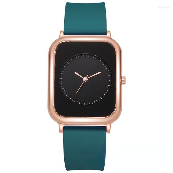 Orologi da polso POPACC Orologio semplice alla moda per donna Stile coreano Tinta unita Quarzo Accessorio per studenti Regalo Decorazione quotidiana