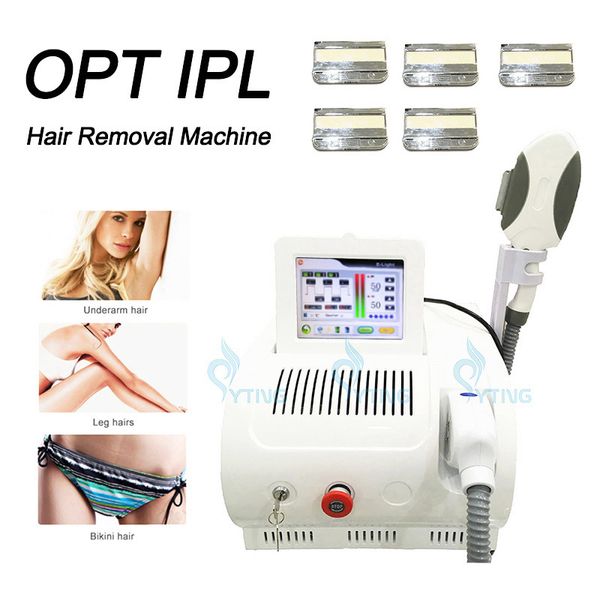 OPT IPL Laser Depilazione permanente Apparecchiatura di bellezza Rimozione vascolare Ringiovanimento della pelle Trattamento dell'acne