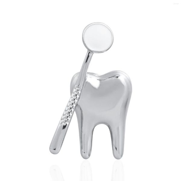 Broşlar 20 PCS Metal Molar Diş Pim Diş Hekimi Broş Diş Hijyenisti Yakıt Mezuniyet Hediyesi Öğrenciler için