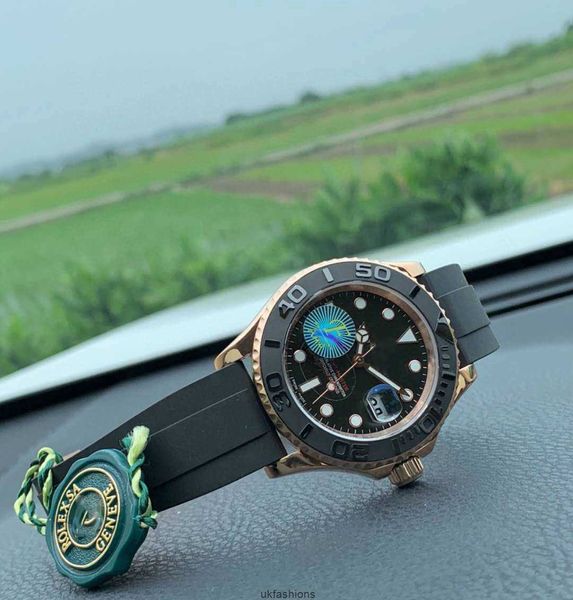 Механические часы Швейцарские другие часы Брендовые мужские часы Rolaxs YM 42 мм с черным циферблатом в морском стиле 2815 Автоматический механизм с резиновым ремешком Dive Basel 226659 Часы Wi HBCV