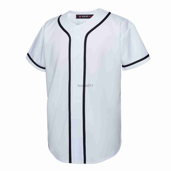 Herrenjacken EALER BJ80 Serie Herren Baseball Button Down Hemden Kurzarm Hipster Hip Hop Sportuniformen L230925