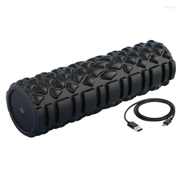 Manubri vibranti Fitness Foam Roller Manubri ricaricabili per recupero completo del corpo Kettlebell Sollevamento pesi Attrezzature da palestra Cornhole Dumbe