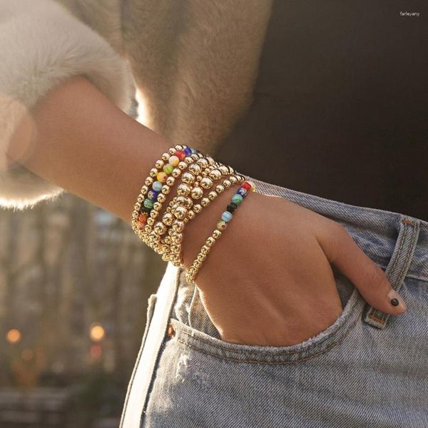 Strand YASTYT Bracciale con perline fatto a mano Moda Boho Jellewery Perline dorate Braccialetti di alta qualità Femme all'ingrosso