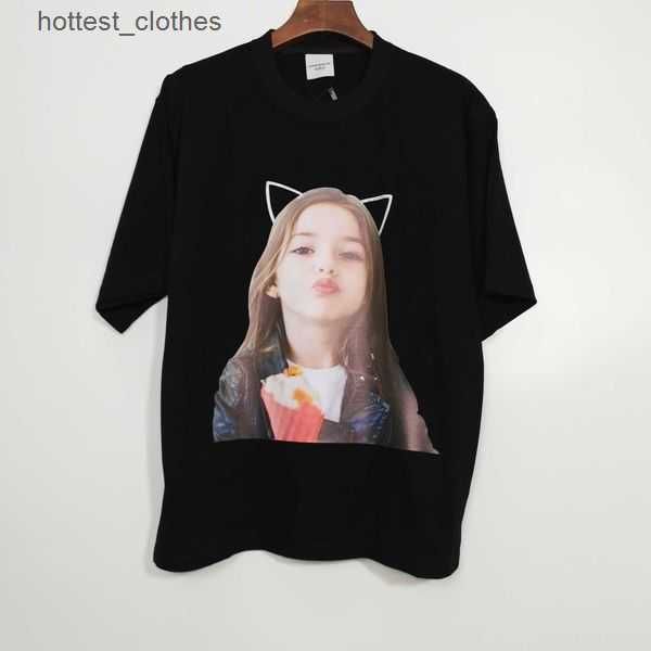 Desiger gömlekleri en yüksek kaliteli tişörtler Kore moda markası adlv oyuncak ayı kısa kollu donut kızlar tişört çiftinin yarım süpürme boyutu 11 dieo 9 mptm