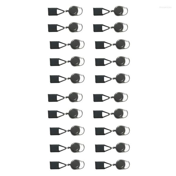 Haken 20 stücke Silikon Feuerzeug Halter Hülse Clip Schutzhülle Rauchen Zubehör mit einziehbarem Schlüsselbund