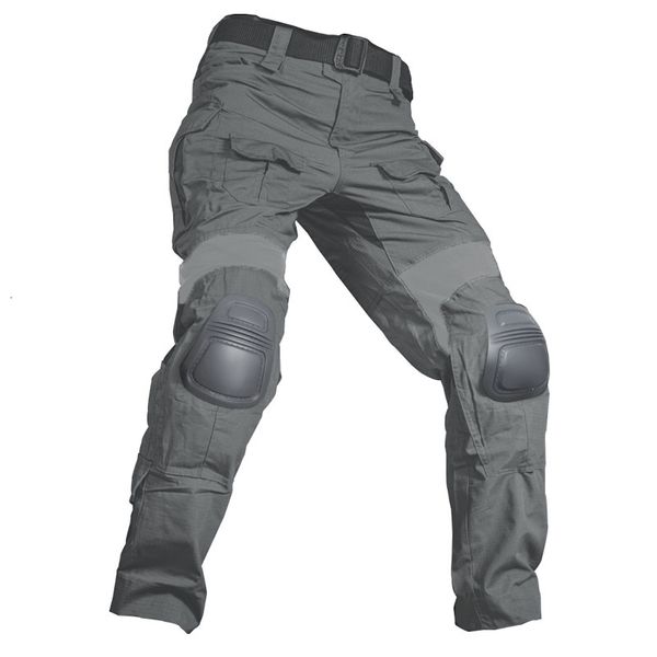 Jeans masculinos homens calças táticas militares cp camuflagem multicam carga calça casual trabalho roupas combate airsoft exército verde joelheiras calças 230925