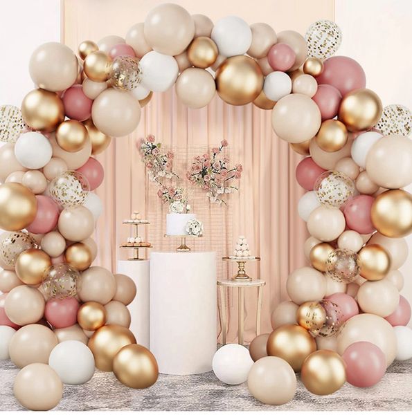 Outros suprimentos de festa de evento concurso balão de ouro rosa guirlanda arco kit casamento festa de aniversário decoração adulto crianças bebê chuveiro decoração ballon suprimentos de casamento 230925