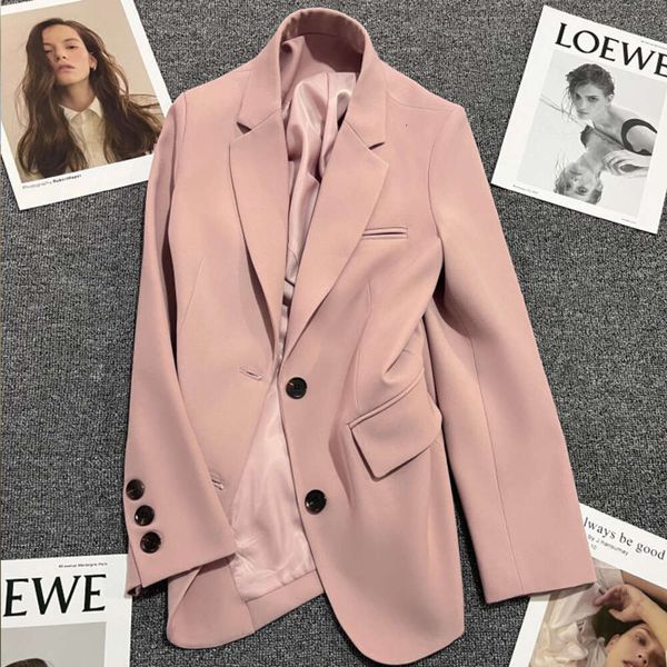 Luxus Schwarz Blazer Frauen Langarm Top Frühling Herbst Mantel Plus Größe Büro Frauen Koreanische Mode Billig Großhandel Slim Fit neue
