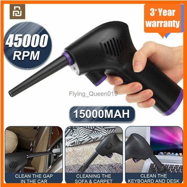 Vakum Süpürge Kablosuz Hava Sezdiri Sıkıştırılmış Hava Üfleme Elektrikli Hava Duster 45000 Rpm Bilgisayar Klavyesi Elektronik Temizlik Camerayq230925