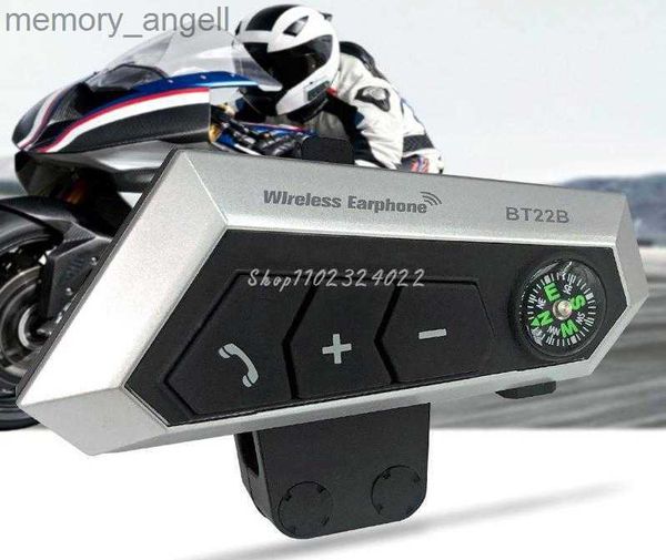 Walkie Talkie Bluetooth Intercom Motorrad Helm Bluetooth Headset Intercomunicador Moto Interphone Headset Wireless HKD230925