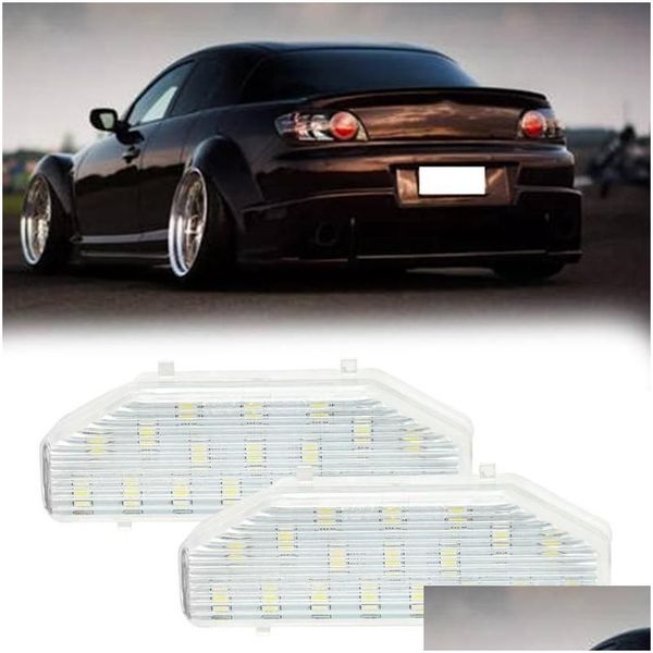 Barre luminose Luci da lavoro Luce targa a LED per auto per Rx-8 Rx8 2004-2014 6 2007-2011. Automobili Motociclette Luci per auto Lightin Dhird