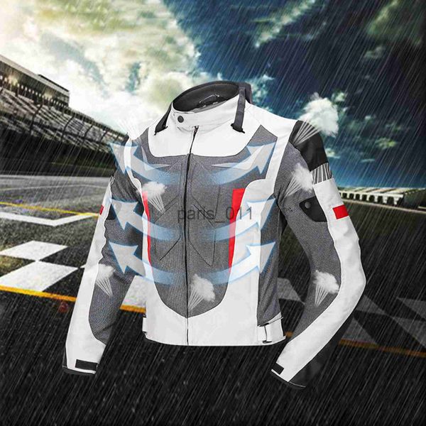 Altro Abbigliamento SAIKURUN Giacche da moto Uomo Giacca da motocross con armatura Imbottiture protettive per moto Giacca da corsa impermeabile x0926