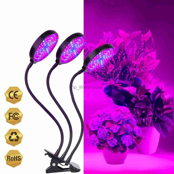 Grow Işıkları Tam Spektrum LED Grow Işık USB Powered Fito lambası, iç mekan bitkisi için kontrol bahçeleri ile çiçek açan etli sera yq230926