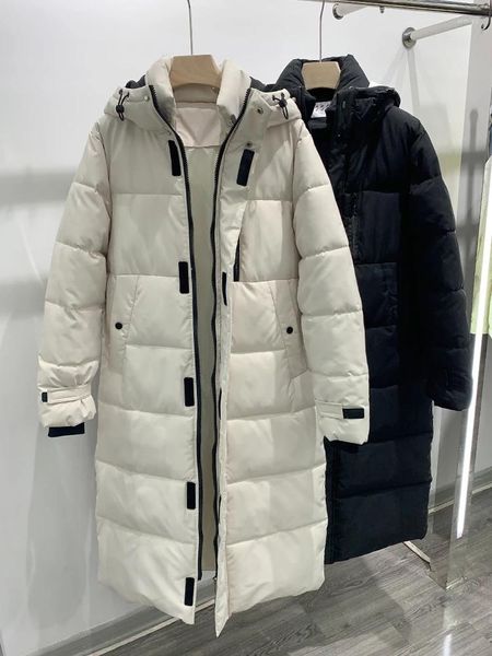 Damen Daunen Lange Prakas Für Frauen 2023 Wintermäntel Jacke X-langer Schneemantel Kapuzenparka Puffer Damenjacken Oberbekleidung