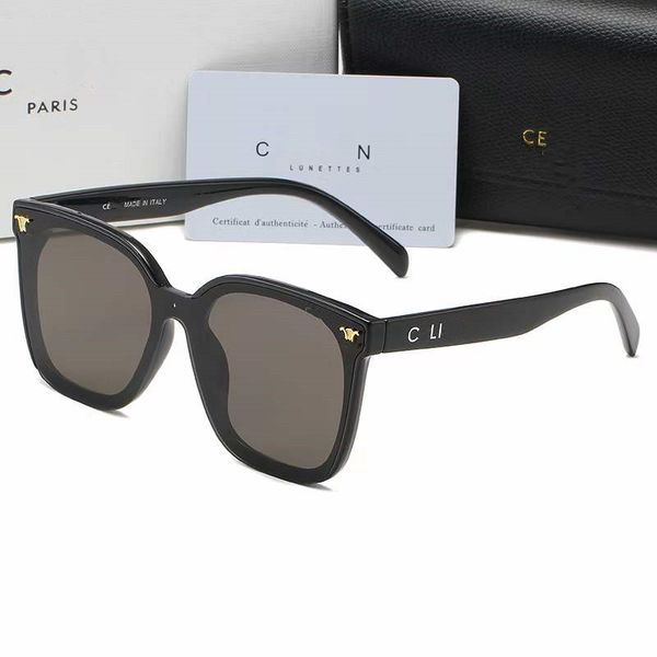 Bandbrief-Designer-Sonnenbrille in 5A-Qualität, Katzenaugen-Sonnenbrille für Damen, CE's Arc de Oval, französische Hauptstraße