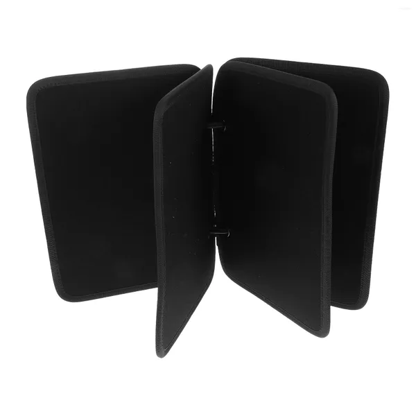 Set di stoviglie Pannello portaoggetti per bracciale che mostra libri neri Appesi toppe della raccolta di adesivi che mostrano adesivi sportivi in flanella