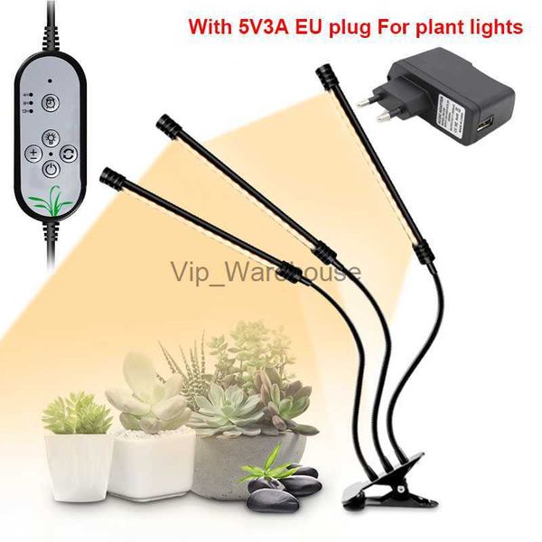 Grow Lights Growing Light Phytolamp a spettro completo per piante Lampada USB leggera Led Grow Lampade per la semina Idroponica Fiori Tenda Box Indoor YQ230926