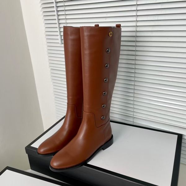 Designer de luxo botas de couro feminino bota deserto couros reais grossos designers de inverno sapatos plataforma botas altas