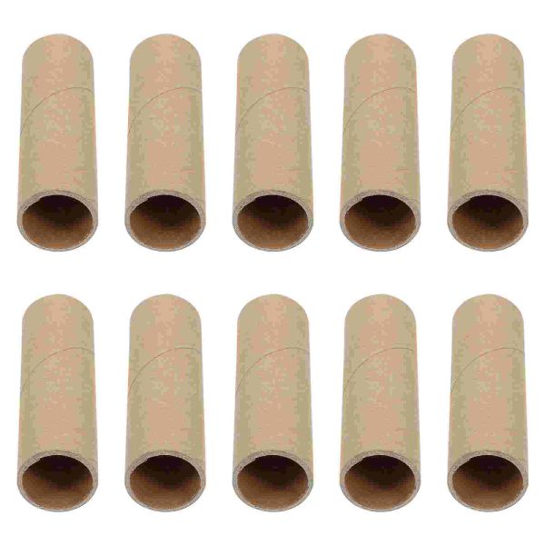 Tubos de papelão tubo de papel artesanato rolo redondo diy rolos de papel higiênico grosso kraft conjunto de cilindro pequeno vazio