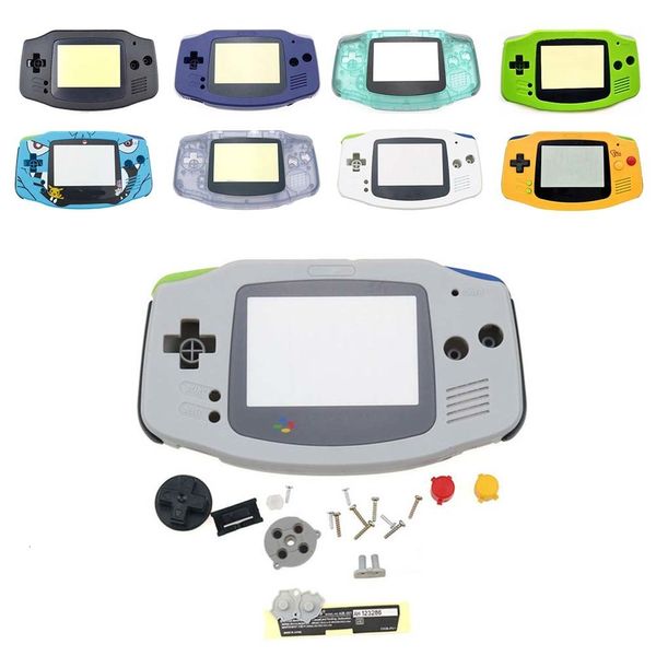 Pacchetti di accessori Set di custodie originali per custodia GBA con pulsanti Obiettivo schermo completamente per console di gioco GameBoy Advance 230925