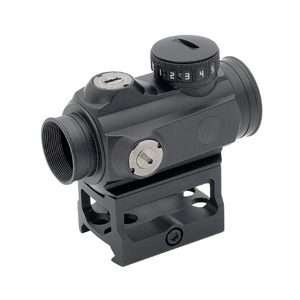 Romeo-MSR 1x20mm 2 MOA Red Dot Sight Durevole Impermeabile Leggero Ultra-Compatto Cannocchiale con Supporto per co-testimone da 1,41 pollici e Copriobiettivi Flip-Back