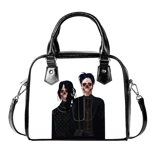 DIY omuz çanta özel erkek kadın omuz çanta debriyaj çantaları totes bayan sırt çantası moda serin portre kişiselleştirilmiş çift hediyeler benzersiz 60623