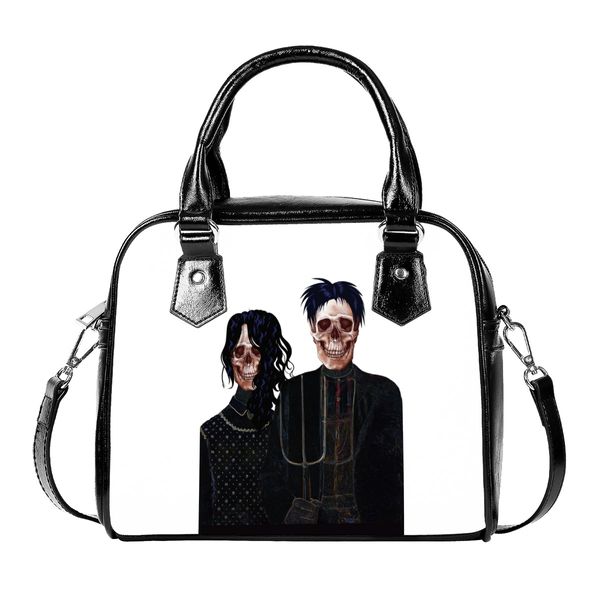 DIY Bolsas de Ombro personalizadas Homens Mulheres Bolsas de Ombro Sacos de Embreagem Totes Senhora Mochila Moda Legal Retrato Personalizado Presentes de Casal Exclusivos 60623