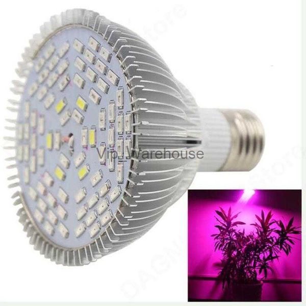 Wachstumslichter Vollspektrum-Pflanzenwachstumslampe 78 LEDs E27 LED-Krähenlicht aus Aluminium für Hydrokultur-Gemüsesystem-Wachstumsbox-Zelt V27 YQ230926