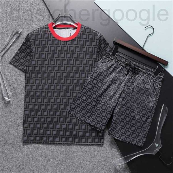 Fatos masculinos designer nova entrega gratuita verão masculino jogging terno masculino treino pulôver correndo calças de manga curta moda suor ternos pista M-3XL.