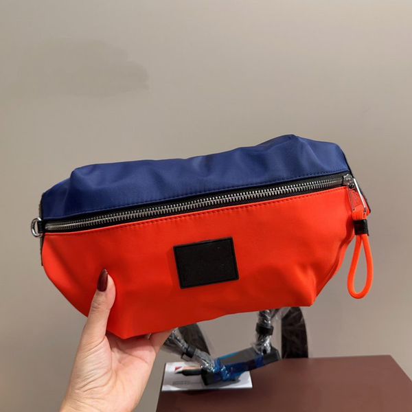 Kadın moda naylon bel serseri çanta erkekler rahat kemer çantaları fermuarlı göğüs fanny paketi erkekler bumbag deri crossbody spor fannypacks