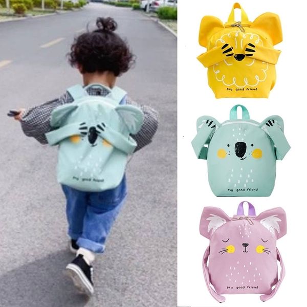 Zaini Zaino per bambini in cartone animato a 4 colori Zaino per scuola materna Borsa da viaggio per ragazzi Ragazze Bambini Regalo per bambini 230925