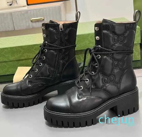 Sapatos femininos 6cm moda motocicleta estilo bota de caminhada com zíper rendas botas de tornozelo estampadas