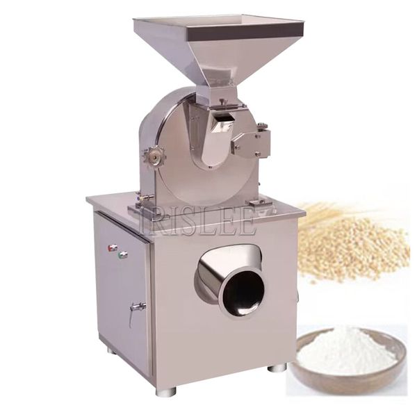 Macchina automatica commerciale per macinazione di semi di soia, zucchero, zenzero secco, moringa, curry, peperoncino, curcuma, polvere, smerigliatrice