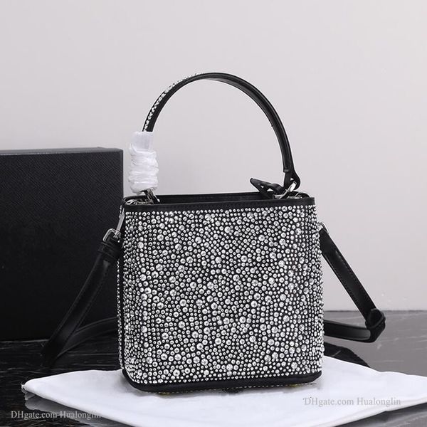 Mode Luxus Designer Frau Tasche Tote Geldbörse Handtasche Frauen Umhängetasche Kristalle Strass Diamanten