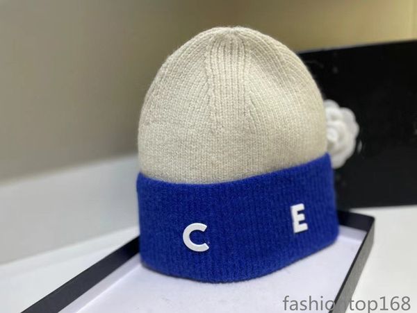 Beanie Casual Sonbahar/Kış Sıcak Nefes Alabilir Disket Şapat Skullcap Beancap Balıkçı Şapka Beret Lüks Tasarımcı Şapka Erkek ve Kadın Örme Şapka Cel Mektup Marka Kalitesi