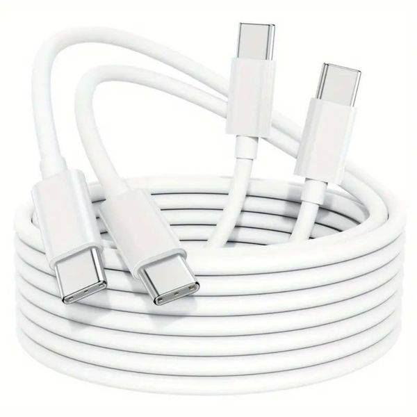 2 Stück iPhone 15 Schnellladekabel 3,3 Fuß USB-C-auf-USB-C-Kabel Schnelllade-PD-Daten für Samsung Galaxy S23 S22 S21 S20 Ultra KAUFEN SIE MEHR BESSERER PREIS