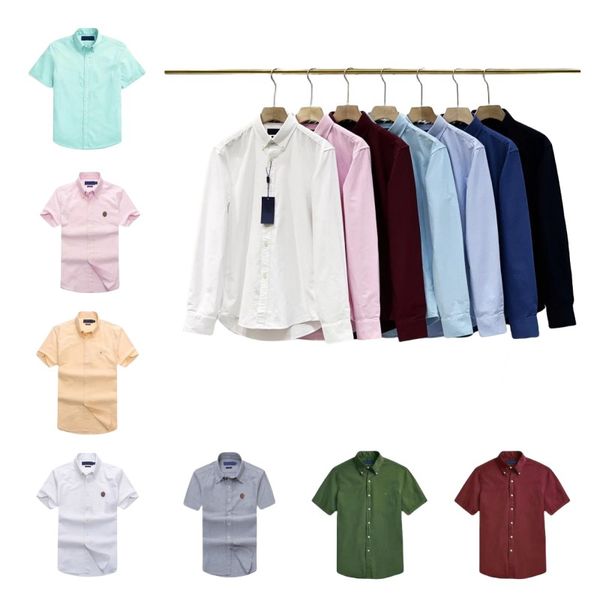 Designers Mens Mulheres Camisas de Verão Moda Camisa Ralphs Polos Casual Camisetas Tops Homem Casual Camiseta Luxurys Roupas Manga Laurens Roupas