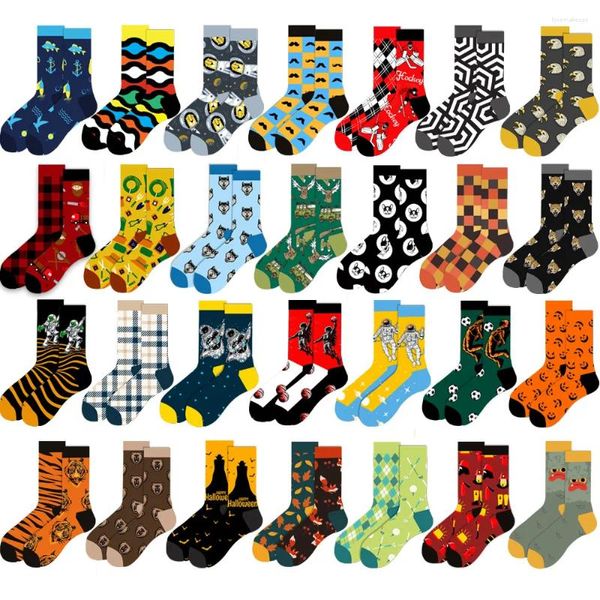 Herrensocken HBP Halloween Designer für Herren Damen Kürbisparty Lustig Urlaub Vielseitig Luxus US(7-12)EU(36-45) Retro verkaufen