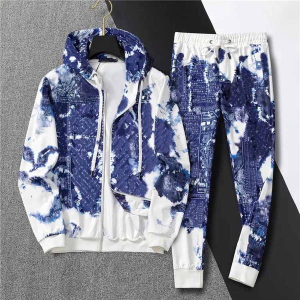 Mens Tracksuits Moda Mens Tracksuit Sweatpants Womens Casual Tracksuit 2 Peça Define Clássico Full Body LettersJackets Ternos Homens Esporte Jogging Calças Sweatsuits