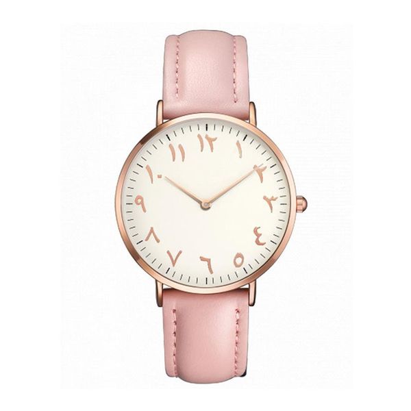 Relógios femininos moda ultra fino algarismos árabes quartzo relógios de pulso senhoras vestido relógio montre femme gift232q