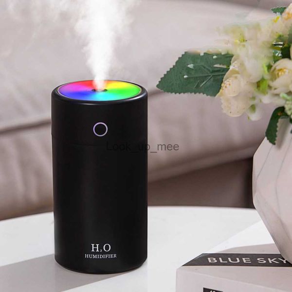 Umidificatori 400ML Umidificatore H2o USB Aroma Diffusore di oli essenziali con luce notturna colorata Diffusore umidificatore per auto a casa-Nuovo YQ230926