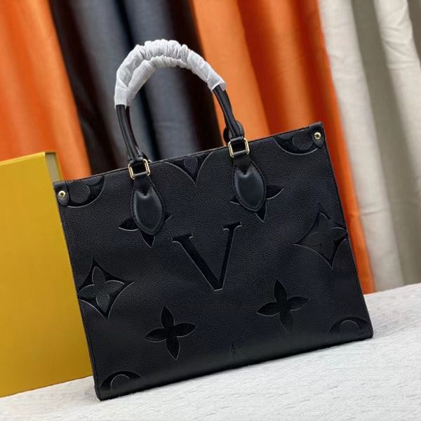 Onthego Tote Çanta Tasarımcı Çanta Kadın Kabartmalı Çantalar Çiçek Monogramları Onthego Gm MM Çanta Çanta Çöp Çöpleri Lady Tote Omuz Çantası Kadın Sırt Çantası Hareket halindeyken