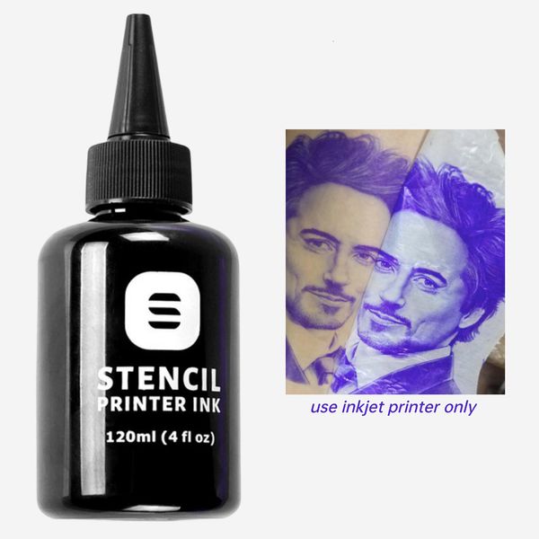 Outros suprimentos de maquiagem permanente 4oz tinta de impressão de estêncil de tatuagem para coisas de impressora jato de tinta 230925