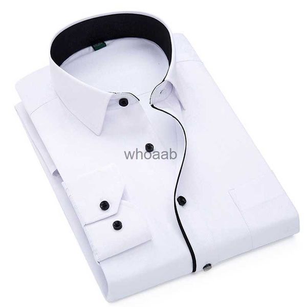 Men's Dress Shirts 2022 Männer Hemd Männliche Kleid Shirts Gestreiften männer Casual Langarm Business Formale Kariertes Hemd camisa social YQ230926